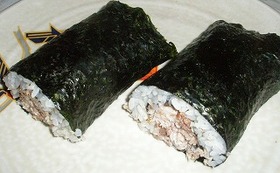 さんまのまるごと手巻き寿司(太巻き)