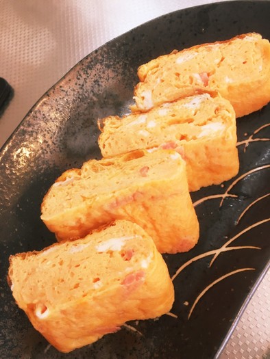 紅生姜の卵焼きの写真