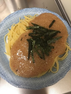 アマランサスでタラコパスタ風