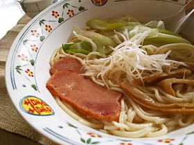 伸びにくい!乾麺で早く出来る簡単ラーメン