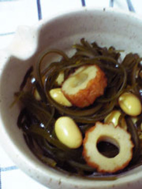 出汁は素材から☆切り昆布の煮物