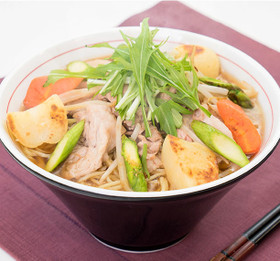 肉とゴロゴロ野菜のミソラーメン
