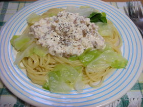 とろふわ納豆腐パスタ