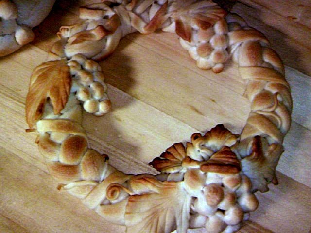 贈れる飾りパンの画像
