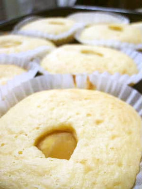 簡単もちっとふんわり長芋入り栗ケーキ