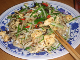 佃煮そうめんチャンプルー