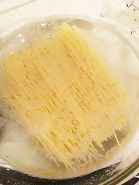 水漬けパスタを冷凍して簡単楽チン