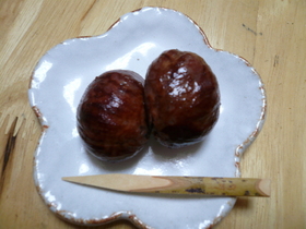 栗の渋皮煮♪