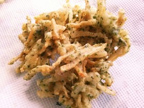 捨てないで!す入り大根で☆かき揚げ☆