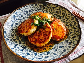 美味しい!レンコン入りお豆腐ハンバーグ