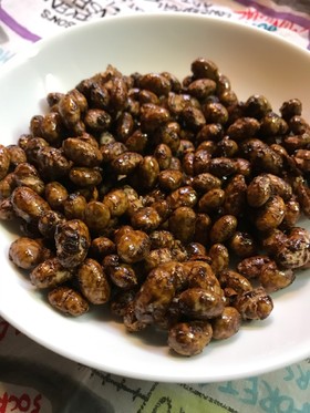 節分豆でココア豆