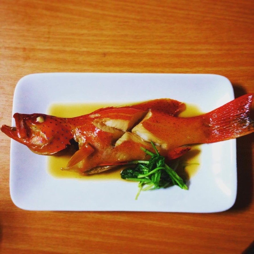 フライパンで和食の定番 魚の煮付けの画像