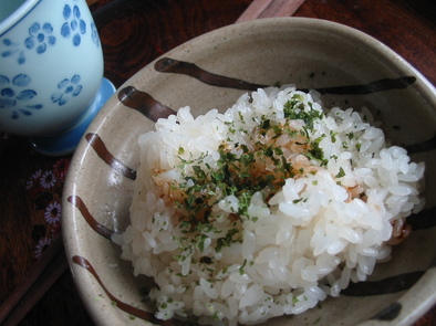 懐かしの餅米の食べ方の写真