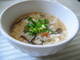*ホッとするね❤梅塩こんぶ雑炊*