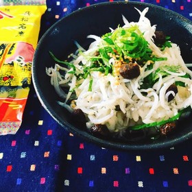 浜納豆のお茶漬け