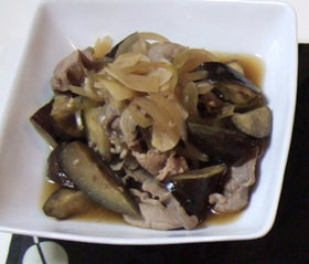 豚肉となすの美味しい味噌煮☆