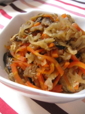 炊飯器でご飯と一緒に作る●切干大根の煮物