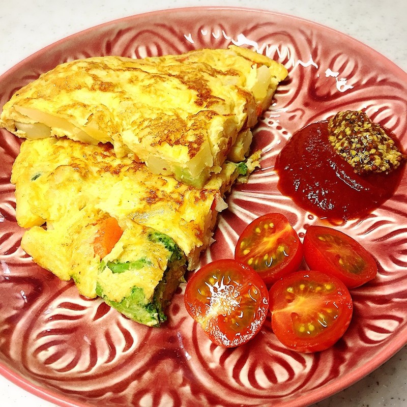 スパニッシュポテトオムレツ（スパニッシュトルティーヤ）のレシピ