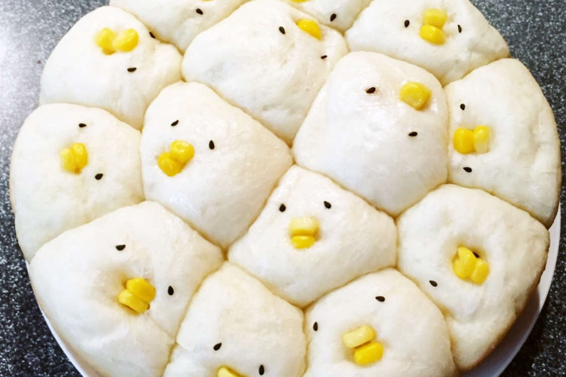 炊飯器で簡単 8 ひよこちぎりパン レシピ 作り方 By ぬうちゃん クックパッド 簡単おいしいみんなのレシピが378万品