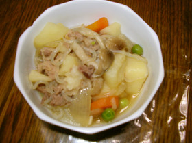 きのこ入り肉じゃが