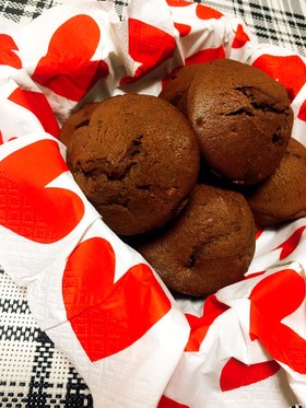 簡単!チョコマフィン♡バレンタインにも♪