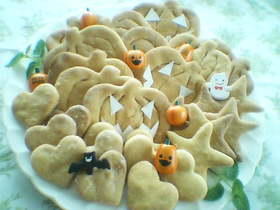 ハロウィンクッキー ~ (^_-)☆
