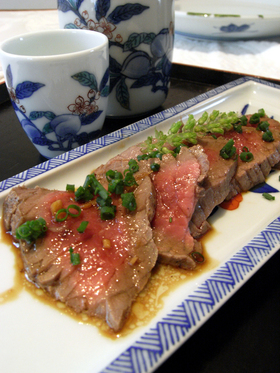 カンタンおもてなし✿ฺ牛のたたき