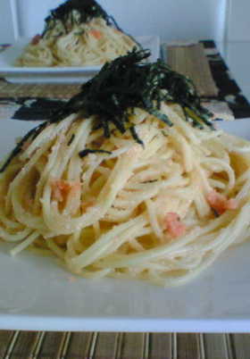 混ぜるだけ♪明太子パスタ