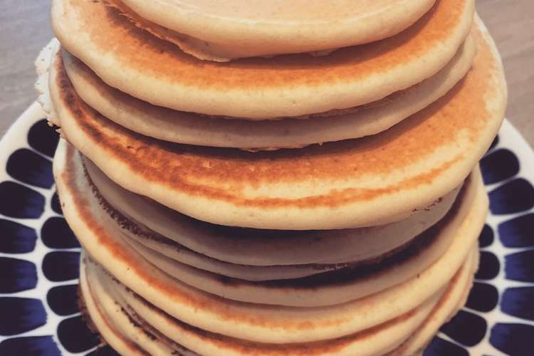 離乳食にも安心 粉から作るパンケーキ レシピ 作り方 By Neco715 クックパッド 簡単おいしいみんなのレシピが359万品