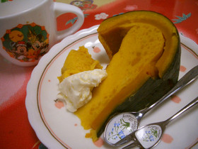 美味しさ丸ごと!“豪快 かぼちゃプリン”