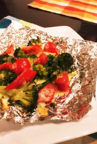 ホイル&トースターで簡単♡野菜のグリル