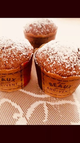 HMで簡単チョコカップケーキ