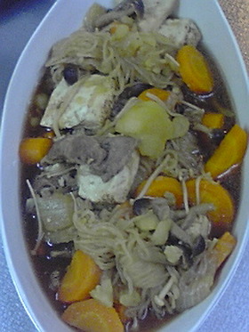 圧力鍋で豚の肉じゃが