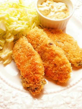 ☺フライパンで♪簡単揚げない牡蠣フライ☺