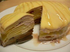 「アイス」ケーキミックス☆ミルクレープ風