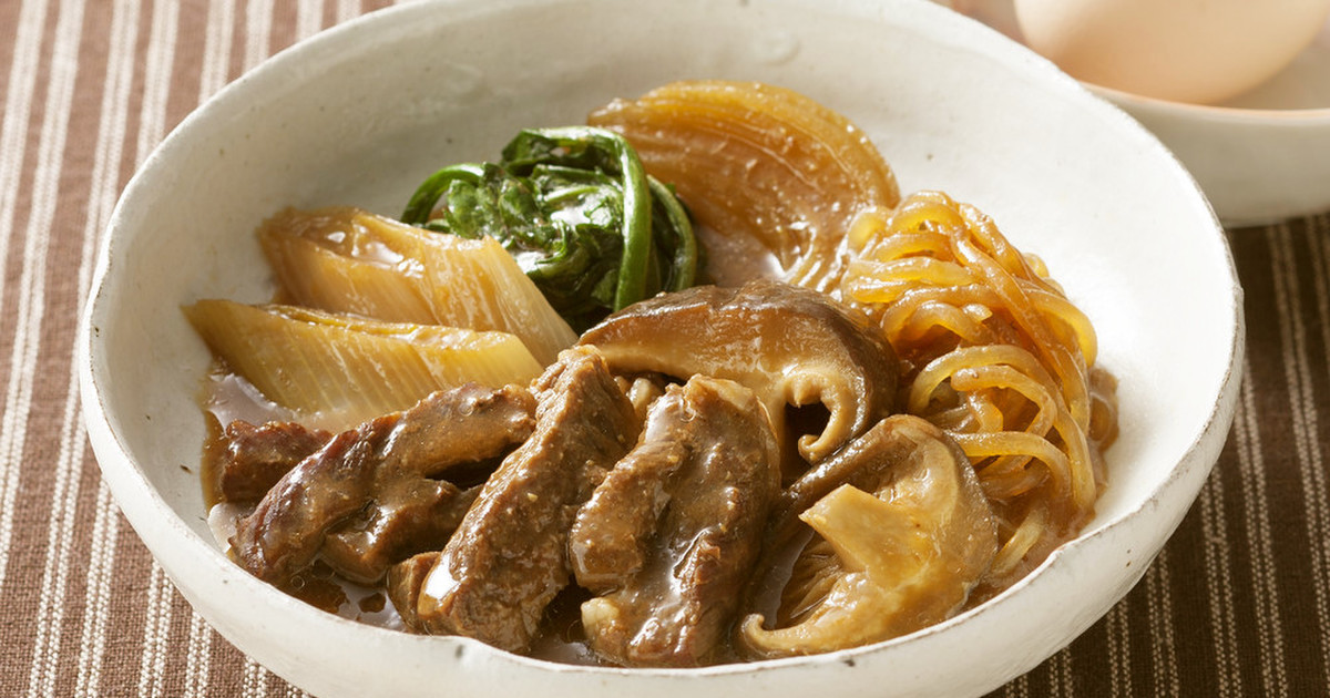 国産牛鍋（すき焼き）レシピ