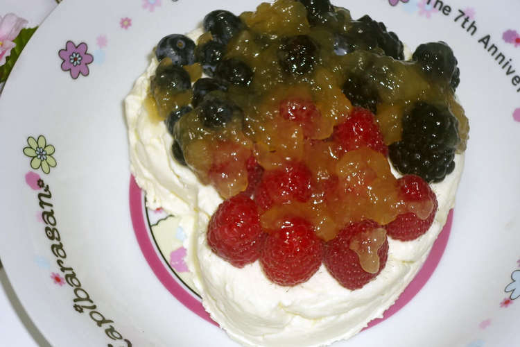 簡単バレンタインレアチーズケーキ レシピ 作り方 By はくこちゃん6じはん クックパッド