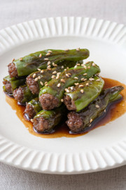 ししとうの牛肉詰めの写真