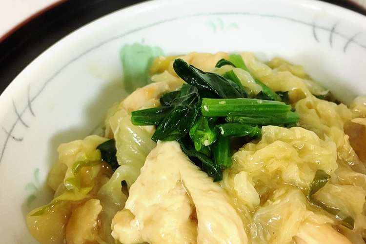 白菜と鶏むね肉のポン酢煮 幼児食にも レシピ 作り方 By きのこえだ クックパッド