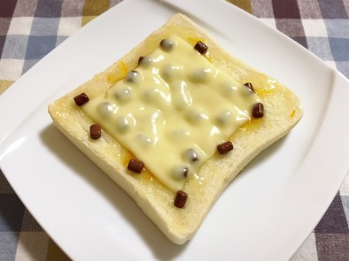 マーマレード＊チョコ＊チーズトーストの写真