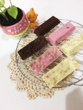 簡単☆グラノーラ*チョコバー
