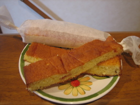 HMでバーケーキ♪withイチゴジャム