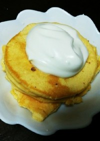 朝食にも★スフレパンケーキ