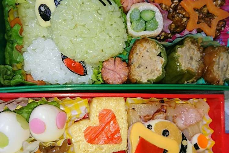 ヨッシー ポチ キャラ弁 レシピ 作り方 By 703 クックパッド 簡単おいしいみんなのレシピが360万品