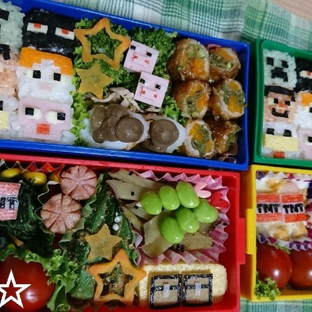 マインクラフト キャラ弁 マイクラ レシピ 作り方 By 703 クックパッド 簡単おいしいみんなのレシピが372万品