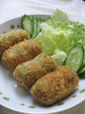 チーズ入りかぼちゃコロッケ