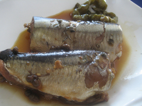 秋刀魚の山椒煮@圧力鍋