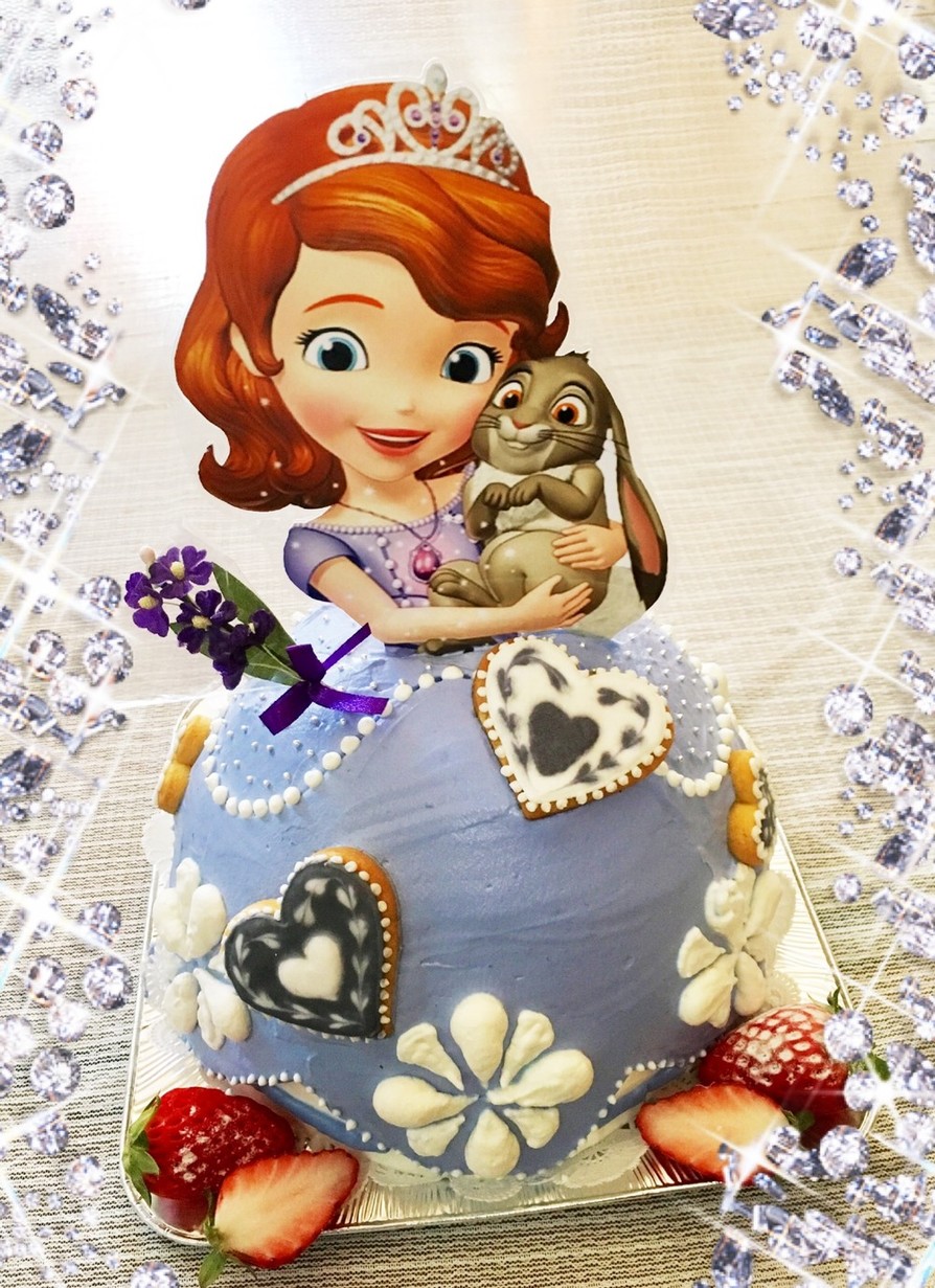 小さなプリンセスソフィア♡ドールケーキの画像