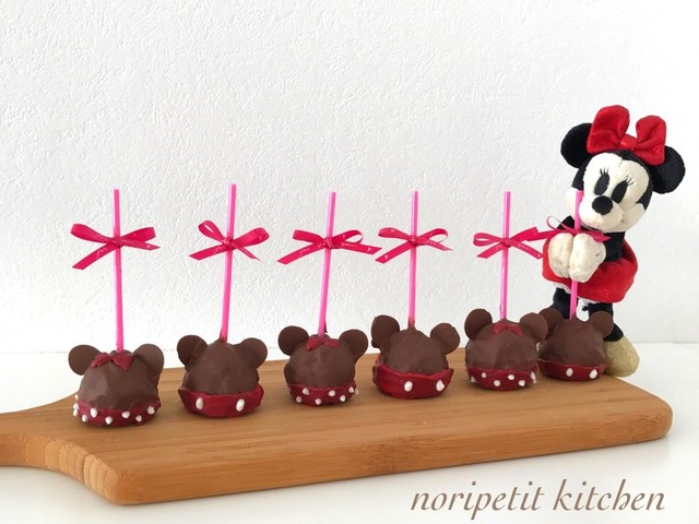 簡単 ミッキー ミニー ケーキポップ レシピ 作り方 By Noripetit クックパッド
