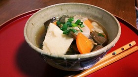 ばあちゃんの世界一のけんちん汁!
